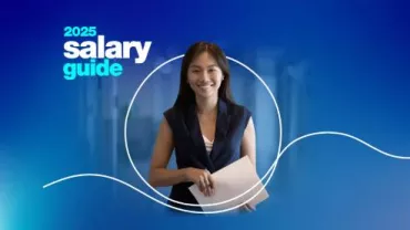 Page Insights Salary Guide 2025 title with girl.