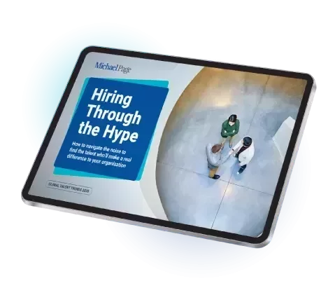 Talent Trends 2026 Interface on iPad